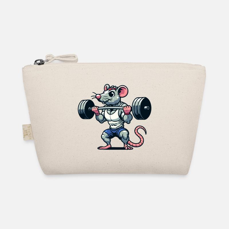 Mighty Mouse Lifter: Der Workout-Krieger - Bio-Täschchen - Natur