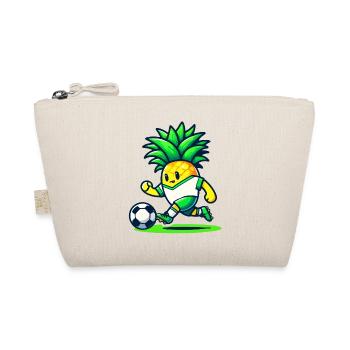 Pineapple Goalie: The Soccer Star - Organic Pouch - nature - Front