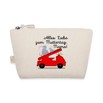 ALLES LIEBE ZUM MUTTERTAG - FEUERWEHR - Bio-Täschchen - Natur - Vorne