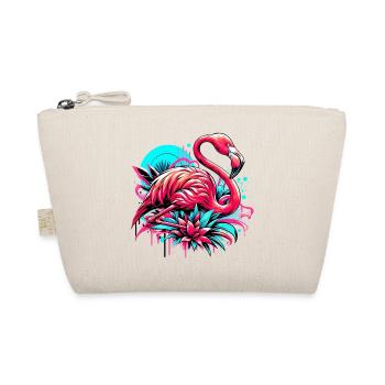 Flamingo - Bio-Täschchen - Natur - Vorne