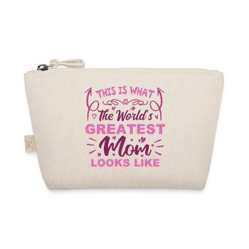 This Is What The World's Greatest Mom Looks Like - Organic Pouch - nature - Front