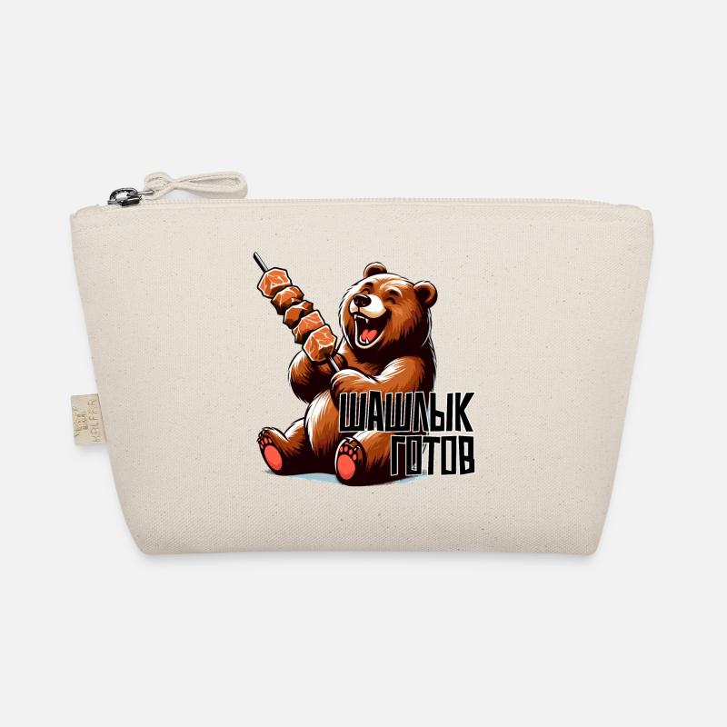 Sweet bear shish kebab is ready delicious grilling Organic Pouch