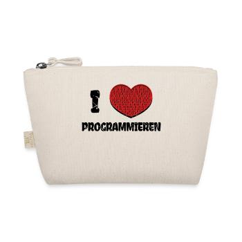 Developer Herz Webentwickler Statement Computer - Bio-Täschchen - Natur - Vorne