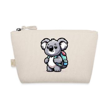 Backpacker-Koala: Der Globetrotter-Kumpel - Bio-Täschchen - Natur - Vorne