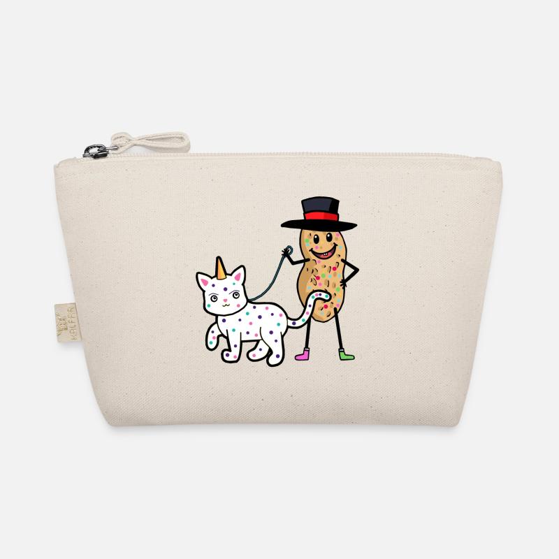 Erdnuss Kostüm Katze Einhorn Fasching Bio-Täschchen