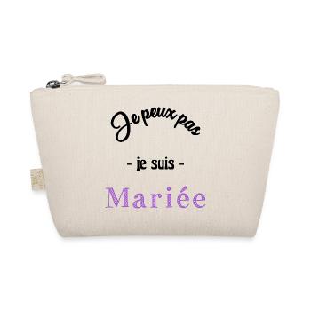 EVJF. MARIEE. TEAM. TEAM MARIEE. FUTURE MARIEE - Trousse biologique - nature - Devant