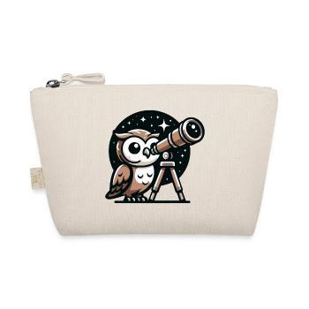 Stargazer Hoot: Die Himmlische Eule - Bio-Täschchen - Natur - Vorne