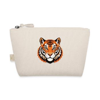 Tigerkopf - Bio-Täschchen - Natur - Vorne