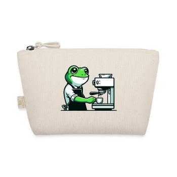 Coffee Brewin' Frog: The Espresso Expert - Organic Pouch - nature - Front