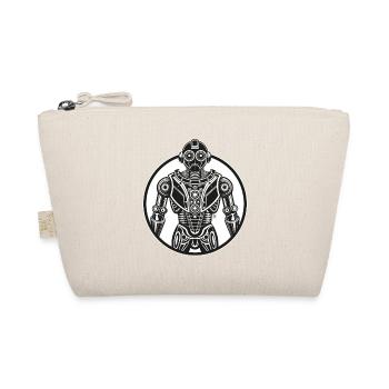 Robot Retro Circular - Organic Pouch - nature - Front