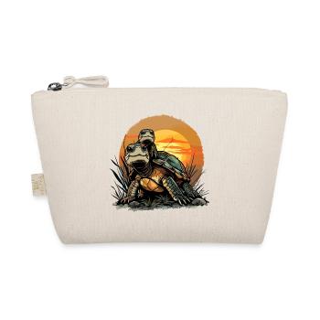papa tortue fils père tortue - Trousse biologique - nature - Devant