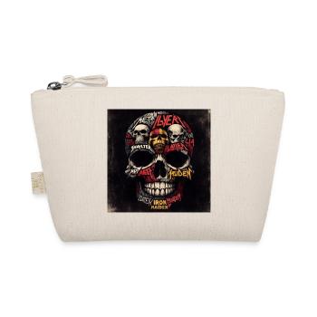 Heavy metal skull - Organic Pouch - nature - Front