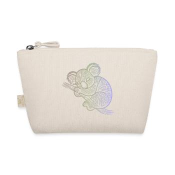 koala in aboriginal patterns, tribal - Organic Pouch - nature - Front
