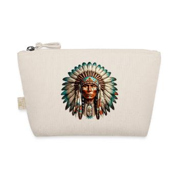 American Indian American Red Skin - Organic Pouch - nature - Front