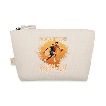 Coole Frauen gehen zum Basketball - Bio-Täschchen - Natur - Vorne