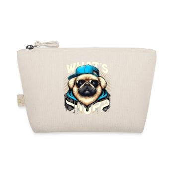 Pekingese What's Up Lion Dog Dog Gift - Organic Pouch - nature - Front