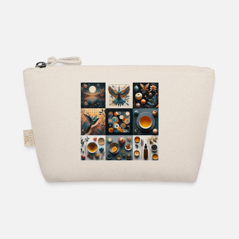 Collage, Natur und Leben - Bio-Täschchen - Natur