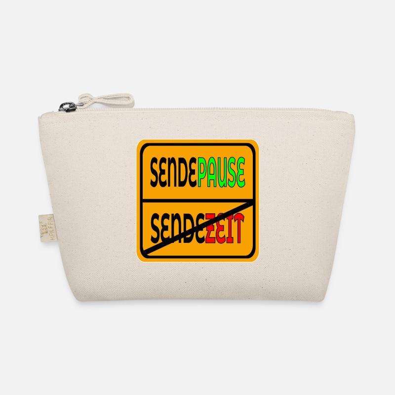 SENDEZEIT SENDEPAUSE Bio-Täschchen