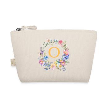 O Monogram Floral, Couronne de fleurs, personnalisable - Trousse biologique - nature - Devant