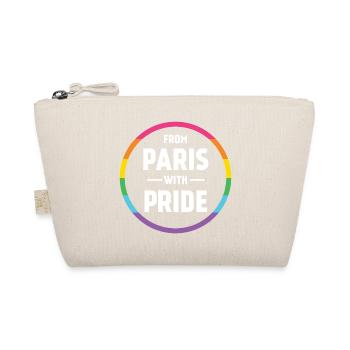 LGBTQ Pride Month - From Paris With Pride - Organic Pouch - nature - Front