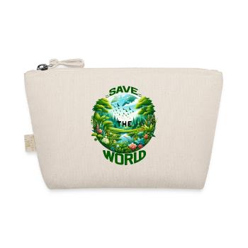 Save the World (Ein Aufruf zur Erhaltung)Grün - Bio-Täschchen - Natur - Vorne
