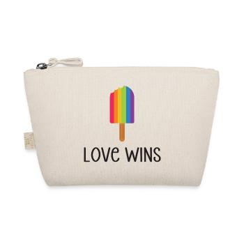 LGBTQ Pride Month - Liebe gewinnt - Bio-Täschchen - Natur - Vorne