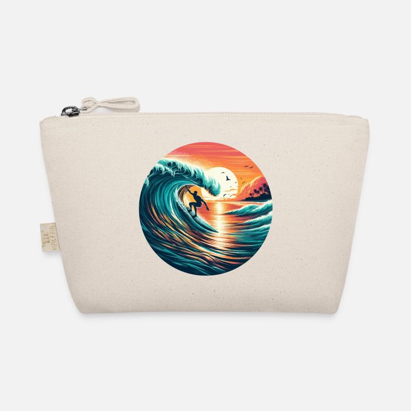 Sunset Surfer Bio-Täschchen