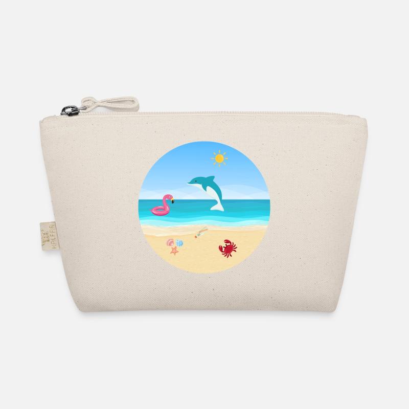 Beach Design Organic Pouch