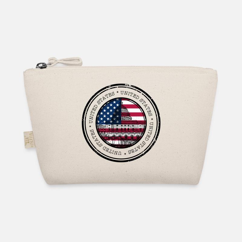 Capitol Flag Circle Emblem Organic Pouch