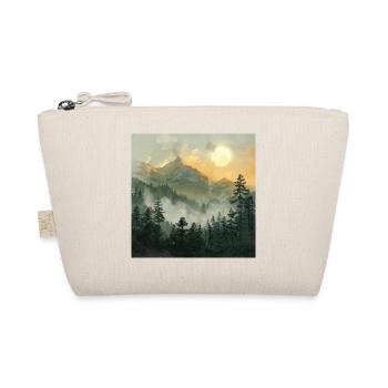 Mountains Landscape Nature Trees Sun - Organic Pouch - nature - Front