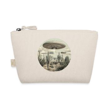 UFO, Nature, Alien, Cactus, Cacti, Desert - Organic Pouch - nature - Front
