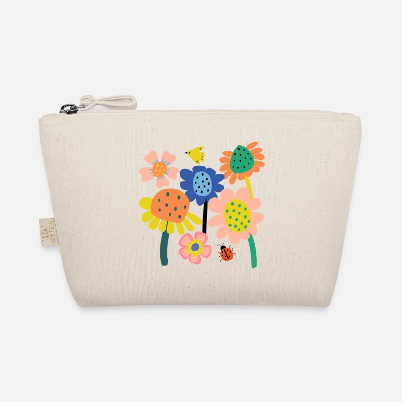 Bunter Blumen Garten Bio-Täschchen