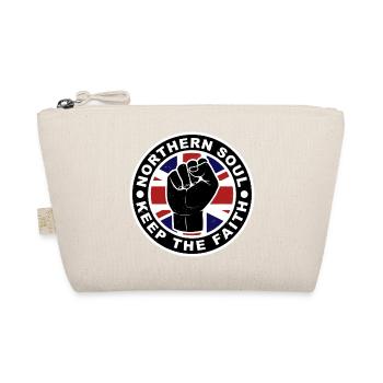 Northern Soul - Keep The Faith - Union Jack - Organic Pouch - nature - Front