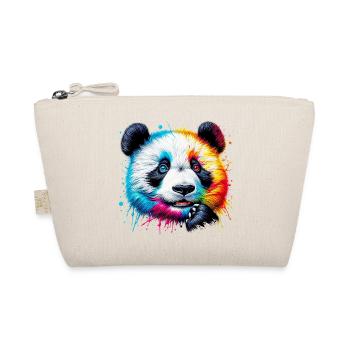 Panda - Bio-Täschchen - Natur - Vorne