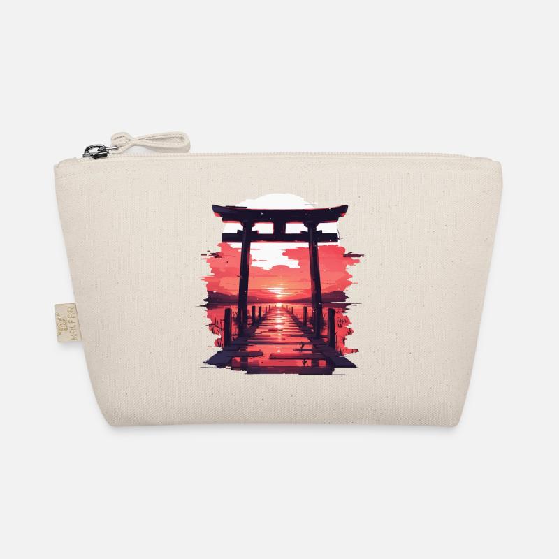 Japanese landscape Organic Pouch