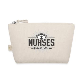 Nurses Nurse Physician Assistant Saying Quote - Organic Pouch - nature - Front