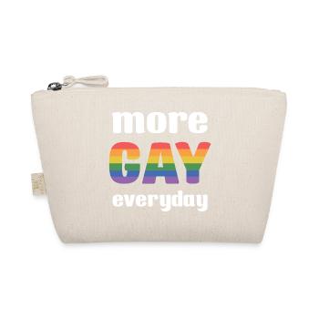 LGBT Pride Month - More Gay Everyday - Organic Pouch - nature - Front