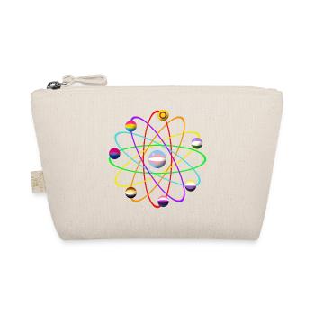 LGTBIQ+ atom - Organic Pouch - nature - Front