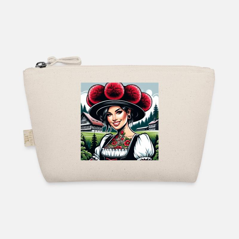 Black Forest Costume: Tradition & Tattoo Art Organic Pouch