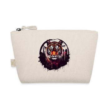 Tiger, Tiger's Head, Big Cat, Predator, Wild, Strong - Organic Pouch - nature - Front