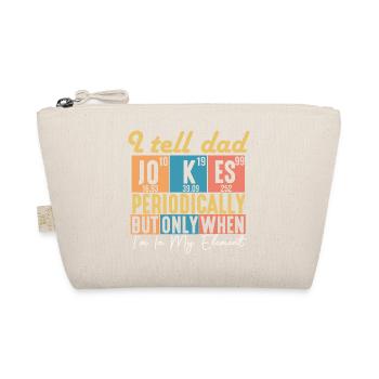 Funny Dad Jokes Periodic Table on Father Day - Bio-Täschchen - Natur - Vorne