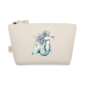 magical mermaid in pastel colors - Organic Pouch - nature - Front