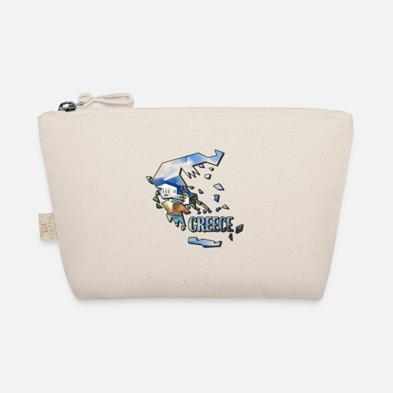 Carte à l’aquarelle Grèce Trousse biologique