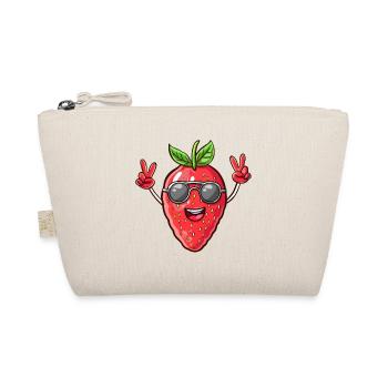 Strawberry, Sunglasses, Summer, Fruit Peace - Organic Pouch - nature - Front