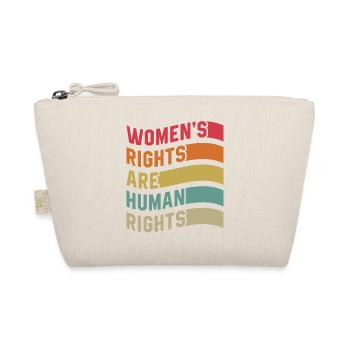 Women's rights are human rights - Organic Pouch - nature - Front