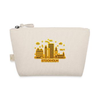 Stockholm Skyline - Bio-Täschchen - Natur - Vorne