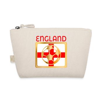 ENGLAND SPIELT FUSSBALL FUSSBALL - Bio-Täschchen - Natur - Vorne