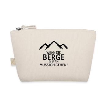 Berge Rufen Bergsteiger Geschenk - Bio-Täschchen - Natur - Vorne