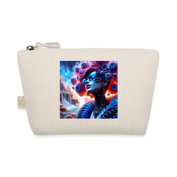 Surreal portrait and futuristic landscape - Organic Pouch - nature - Front