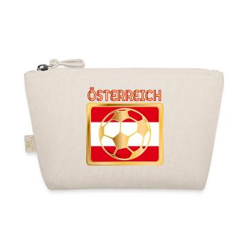 AUSTRIAN FLAG - FOOTBALL AUSTRIA - Organic Pouch - nature - Front